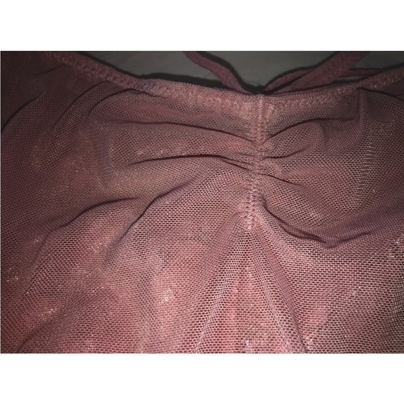 Blush Lace Panties, Sheer Backside and Bow, XS new - Picture 6 of 7